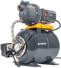 Háztartási vízmű 400 W, tartály 19 l, max. magasság 7 m, 108 l/min, tolatási magasság 30 m