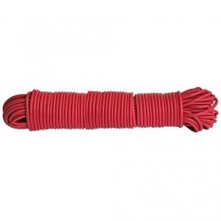Šnúra na prádlo Cloth-Line L-20 m/4 mm, PVC, červená