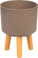 Kvetináč Strend Pro, farba Kávový prášok, 20x20x26 cm