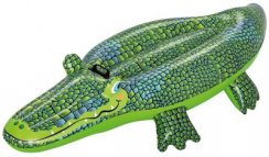 Crocodile Bestway® 41477, Buddy croc rider, gyermek MAXI, felfújható, 1,52x0,71 m