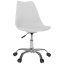 Krzesło biurowe, biały, DARISA NEW