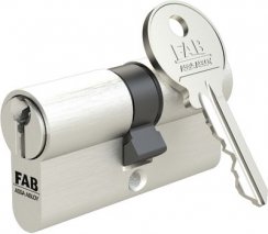 Cilindrični vložek FAB 1.00*/DNm 30+50, 3 ključi, konstrukcija