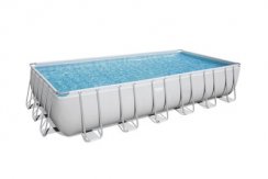 Bazén Bestway® Power Steel™, 56475, písková filtrace, žebřík, dávkovač, prostěradlo, 7,32x3,66x1,32 m