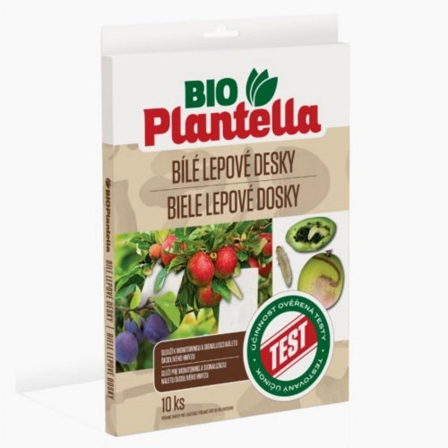 Klebebrett für Insekten 10 Stück weiß Bio Plantella