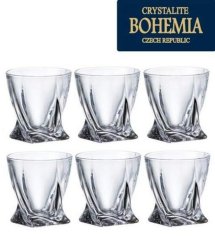 Kozarec za viski 340ml 6 kozarcev QUADRO BOHEMIA KLC