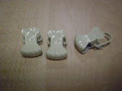 Značka ROMANTIK metalna 04 mala krem ​​/100