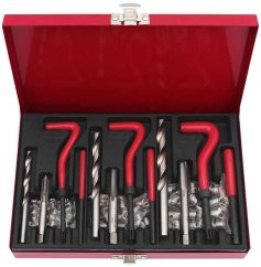 Set zur Reparatur beschädigter Gewinde M6 - M10, 88-teilig, XL-TOOLS