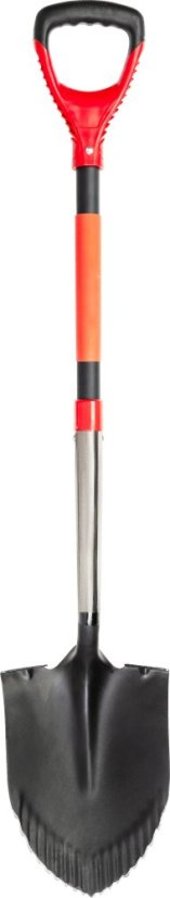Spaten Strend Pro Premium RedShark, spitz, mit Fiberglasstiel D 1150 mm