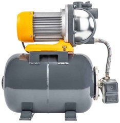 Háztartási vízmű 900 W, 24 l tartály, max. magasság 8 m, 108 l/min, tolatási magasság 50 m