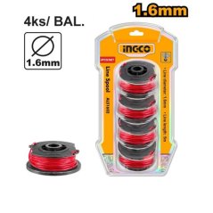 Cewka ND z silikonem tnącym 1,6mm 4szt, do CGTLI20018 INGCO