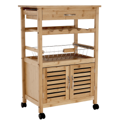 Servierwagen, natur, NAVID