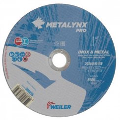 Disc de tăiere din oțel, oțel inoxidabil 180x1,6x22,2mm FLEX METALYNX Pro