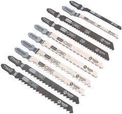 Sada pilových listů do přímočaré pilky, 10-dílná, XL-TOOLS