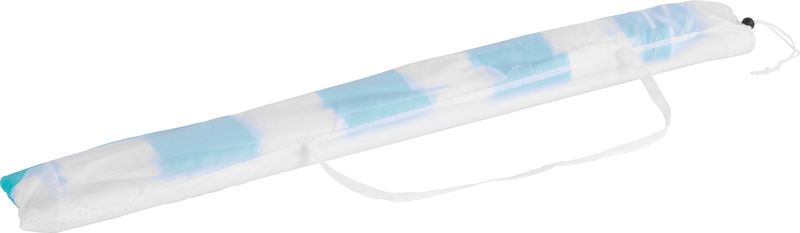 Parasol Dalia, 180 cm, 32/32 mm, z zawiasem, turkusowo-biały