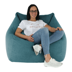 Vreća za sjedenje, zelena tkanina, URASON