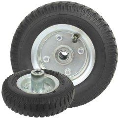 Rad mit Lagern, Durchmesser 210 mm, Felge 124 mm, Breite 57 mm, Innenloch 16 mm (akce)