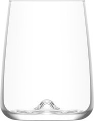 Kubek Terra, LAV, szklany, na wodę, 360 ml, 64x100 mm, opakowanie 6 szt.