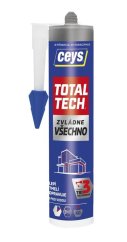 Ceys TOTAL TECH Kleber, Silber, 2in1 Spachtelmasse, 290 ml