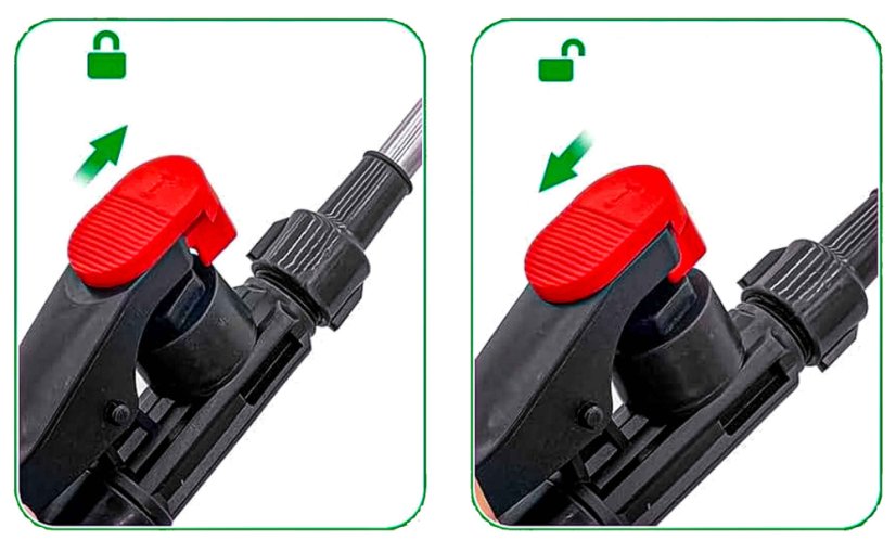 Akkusprühgerät 20 Liter, Akku 12V-8Ah, Arbeitszeit 4 Stunden, GEKO