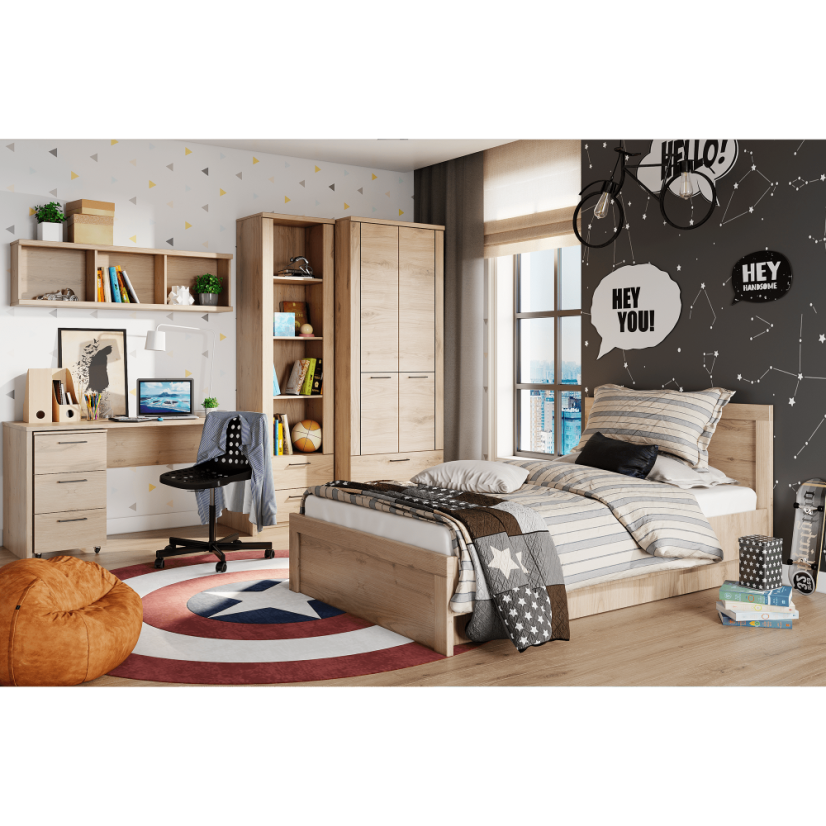 PC-Tisch 120, Navarra-Eiche, DORSI