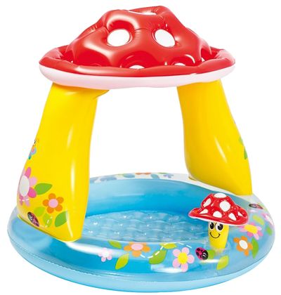 Schwimmbad Intex® 57114, Pilz, Kinder, aufblasbar, mit Überdachung, 1,02 x 0,89 m