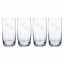 TEMPO-KONDELA SNOWFLAKE DRINK, čaše za vodu, set 4 kom, s kristalima, 460 ml