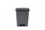 KOSZ Curver® COMPATTA, 50 l, 29,4x49,6x62 cm, czarno-szary, na odpady