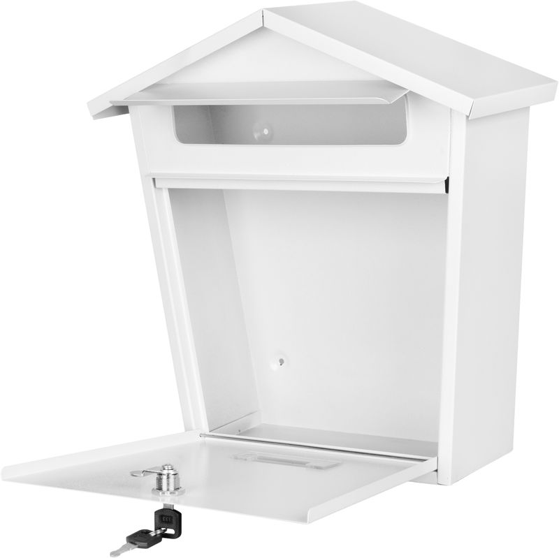 Box MODERN B, weiß, Post, 365x365x133 mm