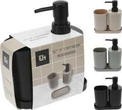 Sada kúpeľňová plast 3ks mix