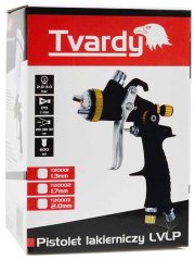 Pištolj za prskanje s LVLP tehnologijom, gornja posuda 600 ml, mlaznica 1,3 mm, HARD