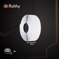 Suchý zips 5mx5cm biely Ruhhy 25807