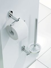 WC set GLOSSY nerez 15x12x43cm
