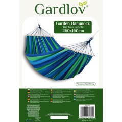 Vrtna viseča mreža za dve osebi 260x160cm Gardlov 21078