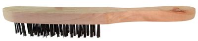 Brush Strend Pro WB308 1406, 4 rânduri, oțel, mâner din lemn