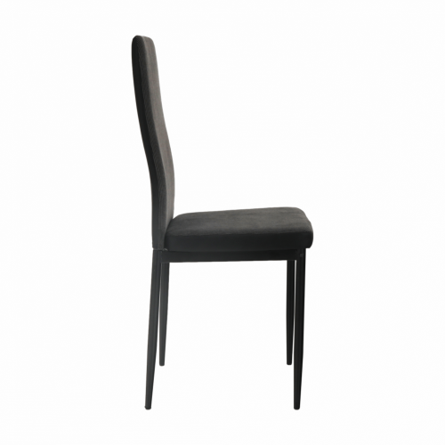 Étkező szék, sotétszürke/fekete, ENRA
