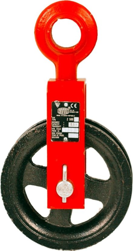 Umlenkrolle BRANO Z 500 0,5t B Mauerwerksrolle, Öse