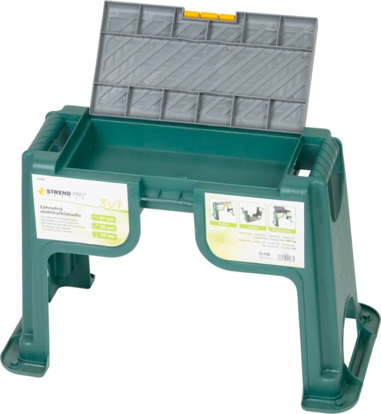 Stolička Strend Pro TC1611, záhradná, kľakadlo, 57x27x37 cm