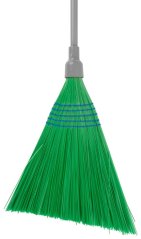 Miotła Cleonix 3805G, Sorgo, zielona, rączka 148 cm, Alu