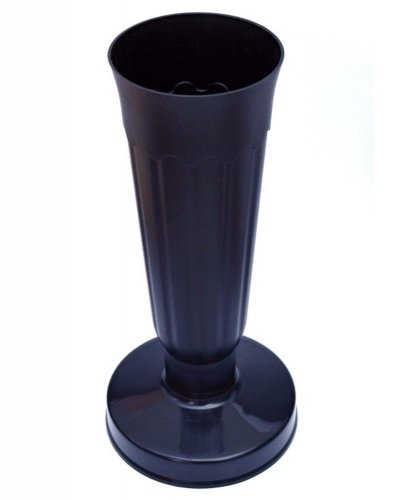 Nadgrobna vaza s teretom CRNA 32 cm KLC