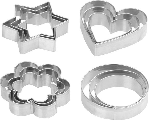 MagicHome Ausstecher, zum Backen, Form, 12 Stk