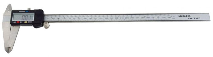 Drsni digitalni merilnik 150/0,01 mm z vijakom, GEKO