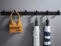 Vešiak do kúpeľne na oblečenie, uteráky do kúpeľne, kuchynská stena loft wall 54,5 cm