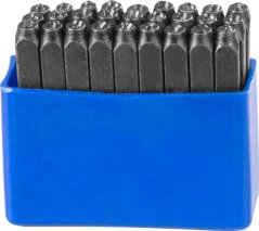 Marke abeceda HR59104 04 mm, slovo, 27 kom