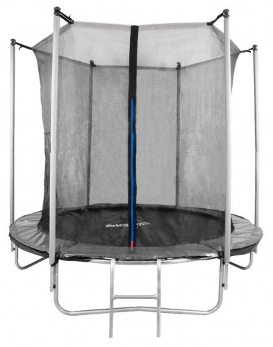 Siatka Skipjump GS08, wewnętrzna, na trampoliny, PE, czarna, 244 cm