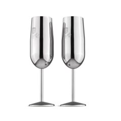 Sada sklenic 2 ks 260 ml na šampaňské Silver Sada sklenic 2 ks 260 ml na šampaňské Silver
