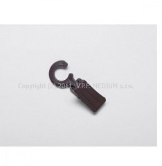 Kopča za zavjese PVC smeđa