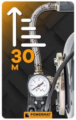 Háztartási vízmű 400 W, tartály 19 l, max. magasság 7 m, 108 l/min, tolatási magasság 30 m