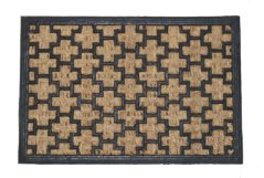 Rohož 40x60 cm guma+kokos CRISS CROSS KLC