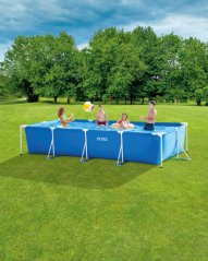 Téglalap alakú kerti medence 450x220x84 cm, 7127L, INTEX 28273