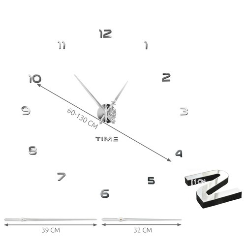DIY nástenné hodiny Ruhhy 22143